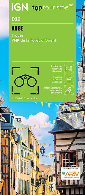 IGN - AUBE D10 TOP TOURISME 100 IGN