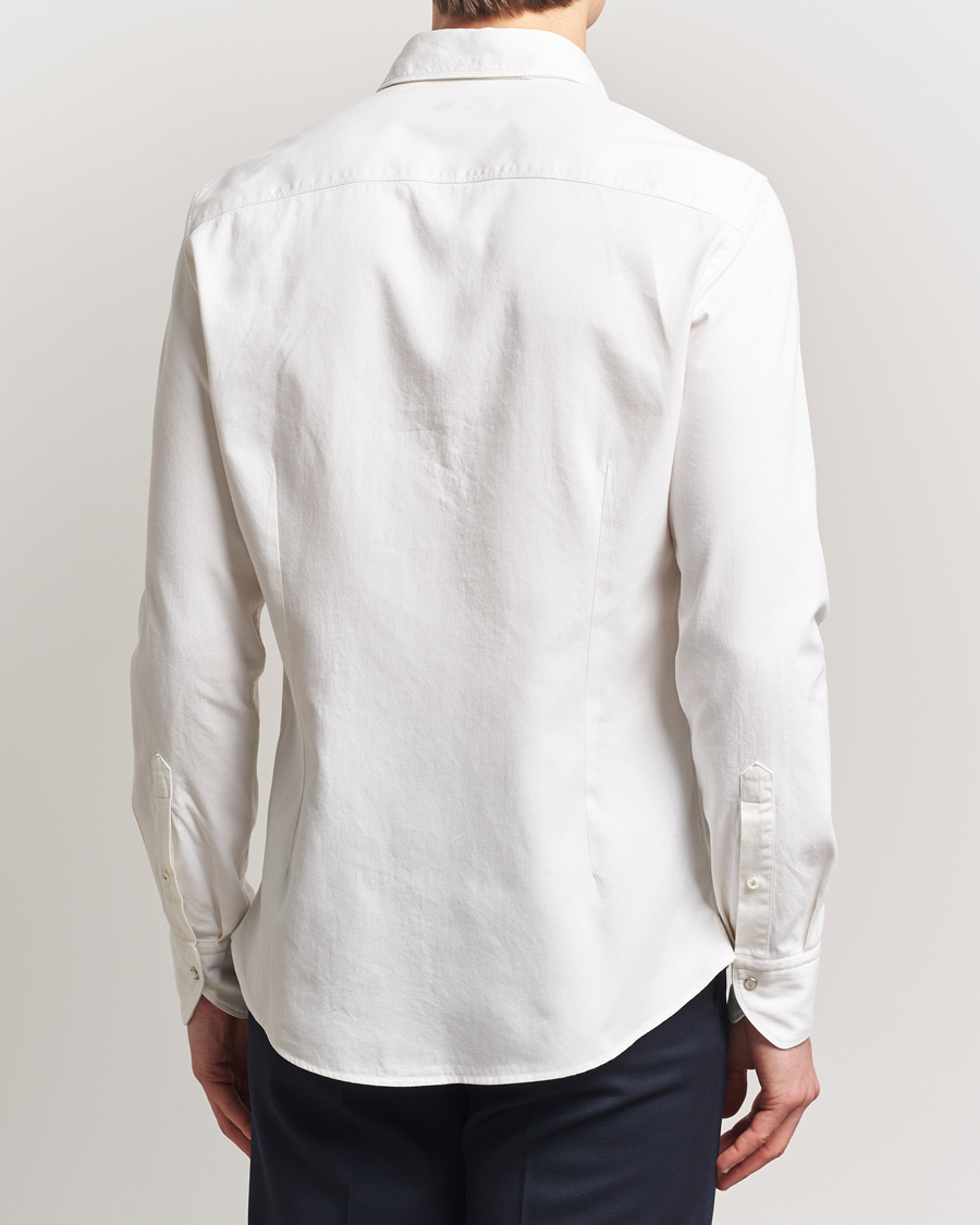 Stenströms Slimline Double Pocket Shirt White