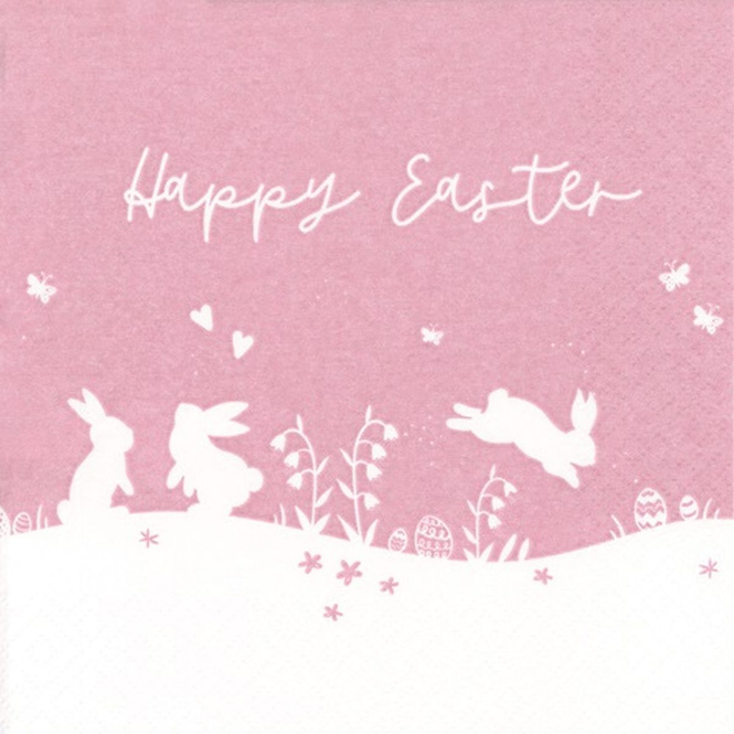 20 Servietten - Happy Easter - ca. 16,5 x 16,5 cm