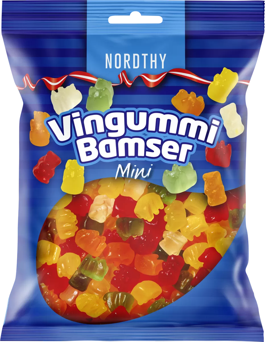 Nordthy Vingummibamser Mini - 170 g