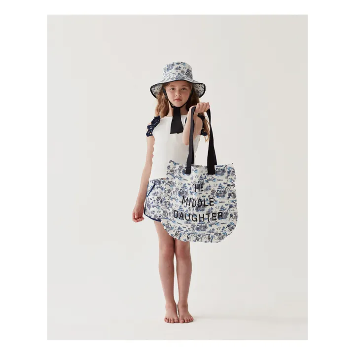 The Middle Daughter Chapeau Fleuri | Bleu