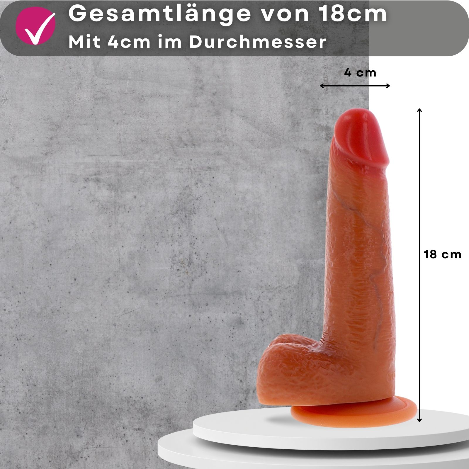 Lovelyness - Realistsicher Dildo mit beweglicher Haut