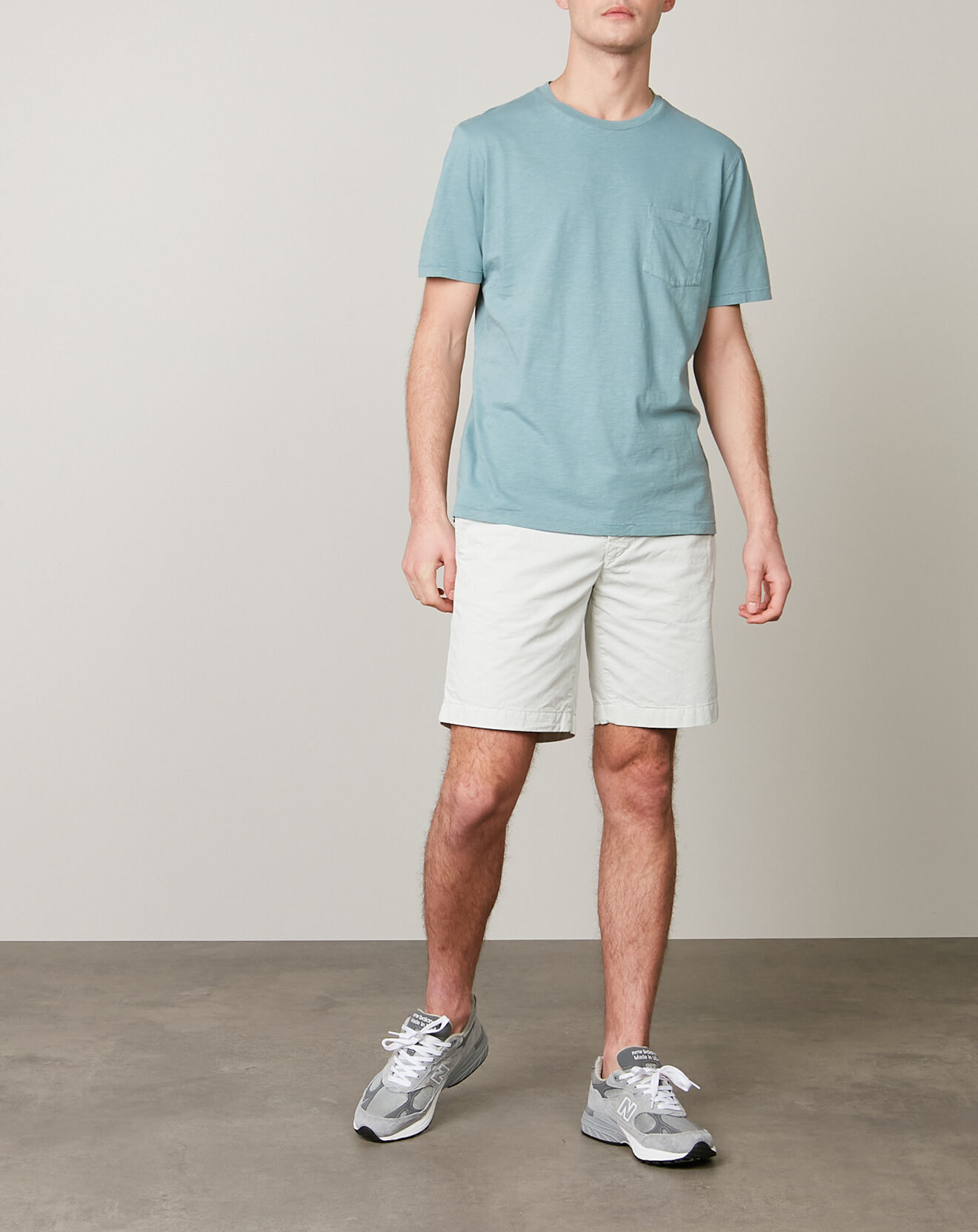 Hartford T-Shirt Pocket Crew oyster