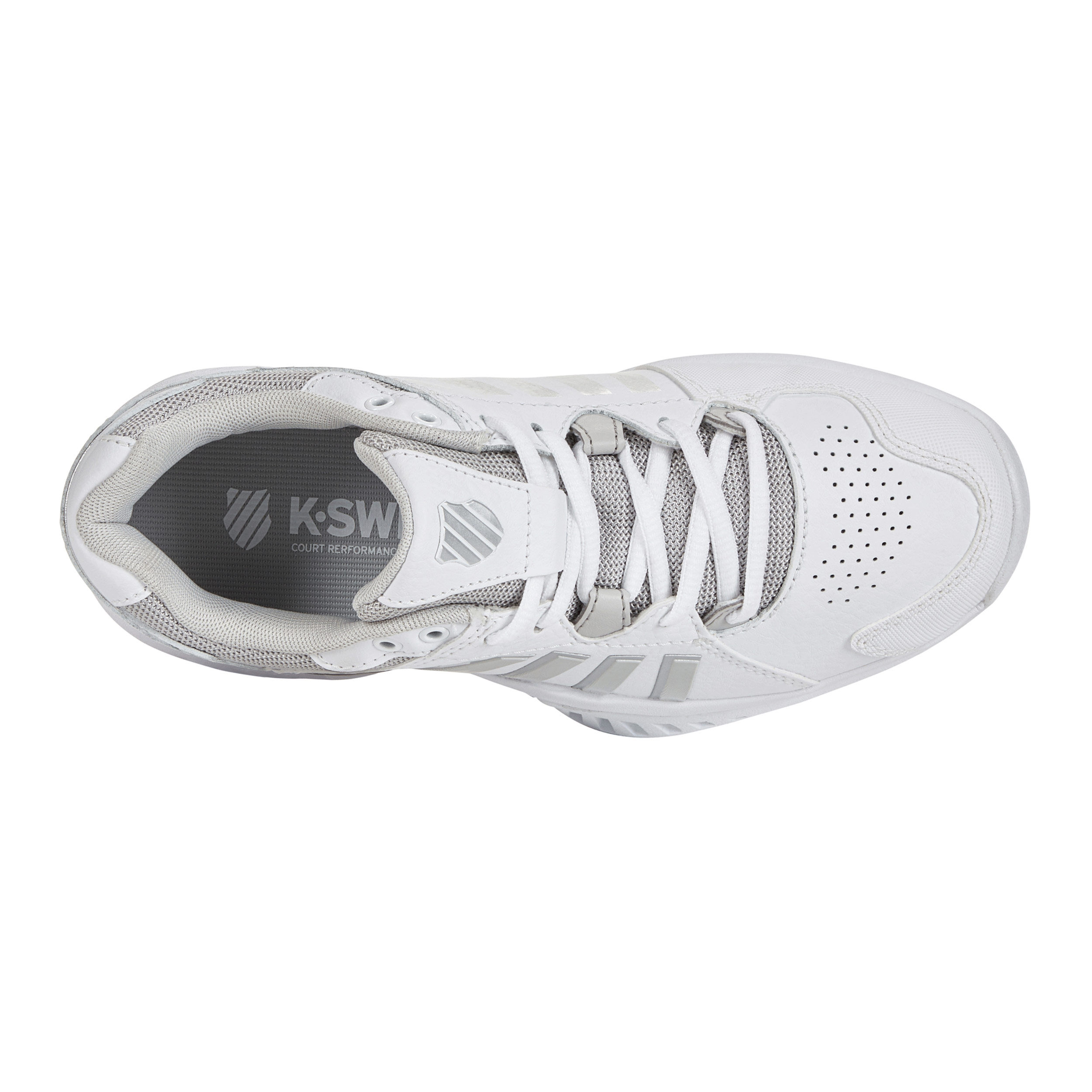 K-Swiss Receiver V Chaussure Moquette Femmes - Blanc , Argent