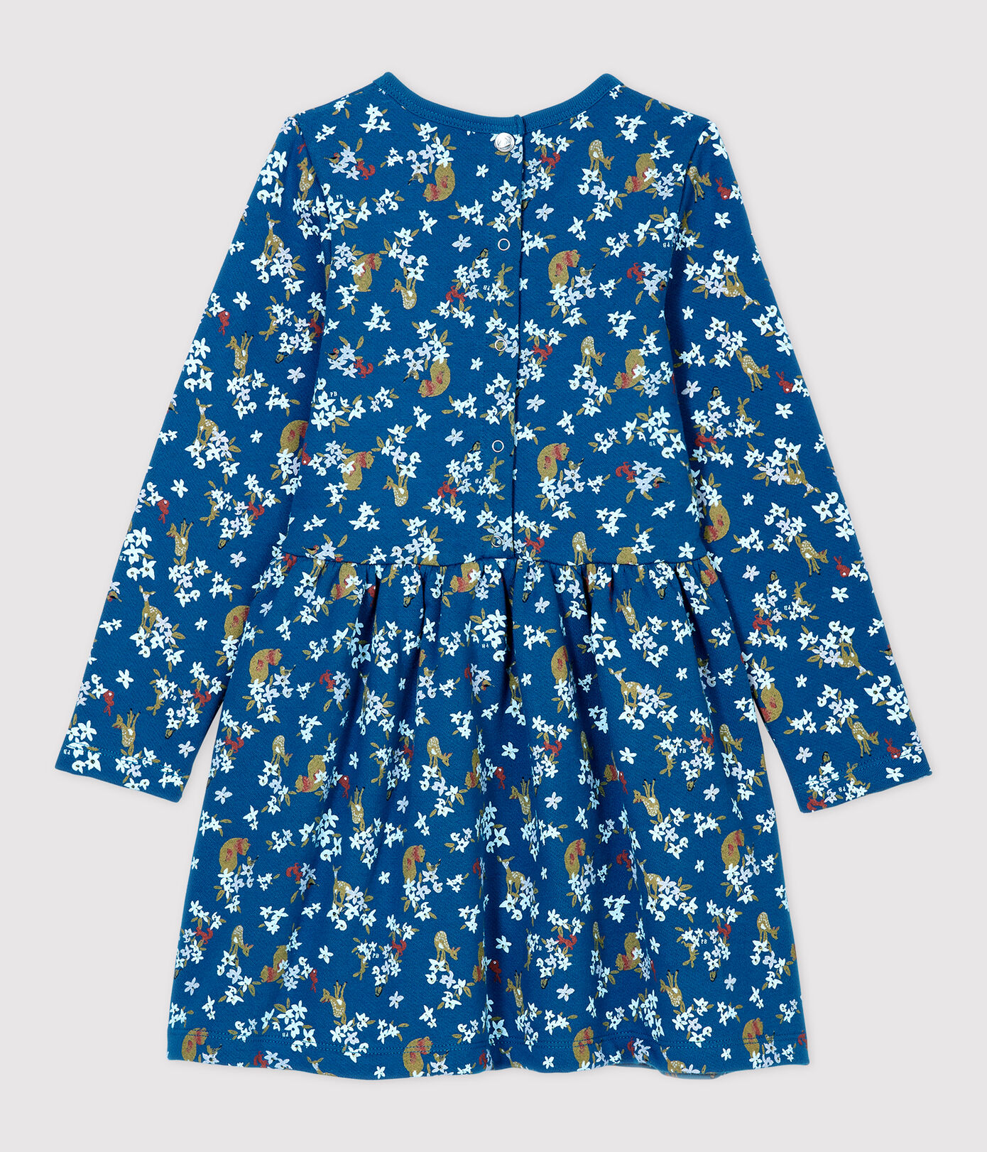 Robe manches longues en molleton enfant fille
