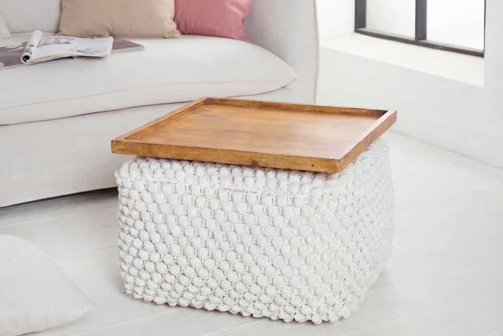 Massives Tablett MAKASSAR 50cm braun Mangoholz honey finish handmade