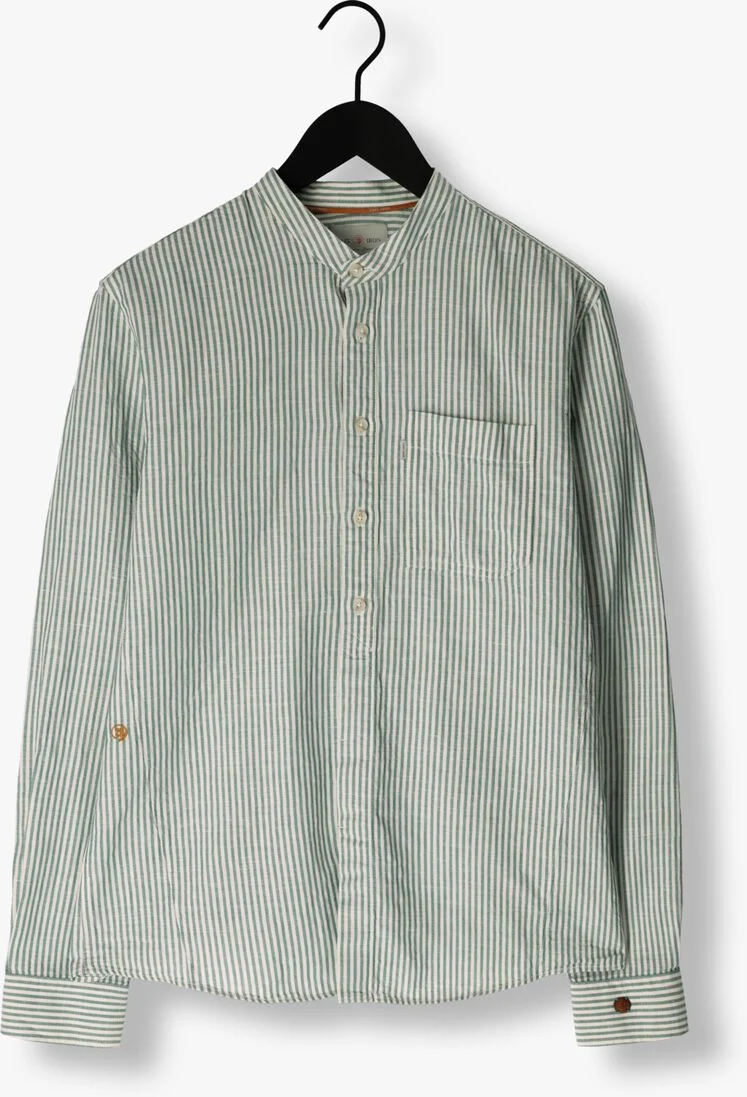 CAST IRON mint cast iron t-shirt long sleeve shirt co li dobby stripe