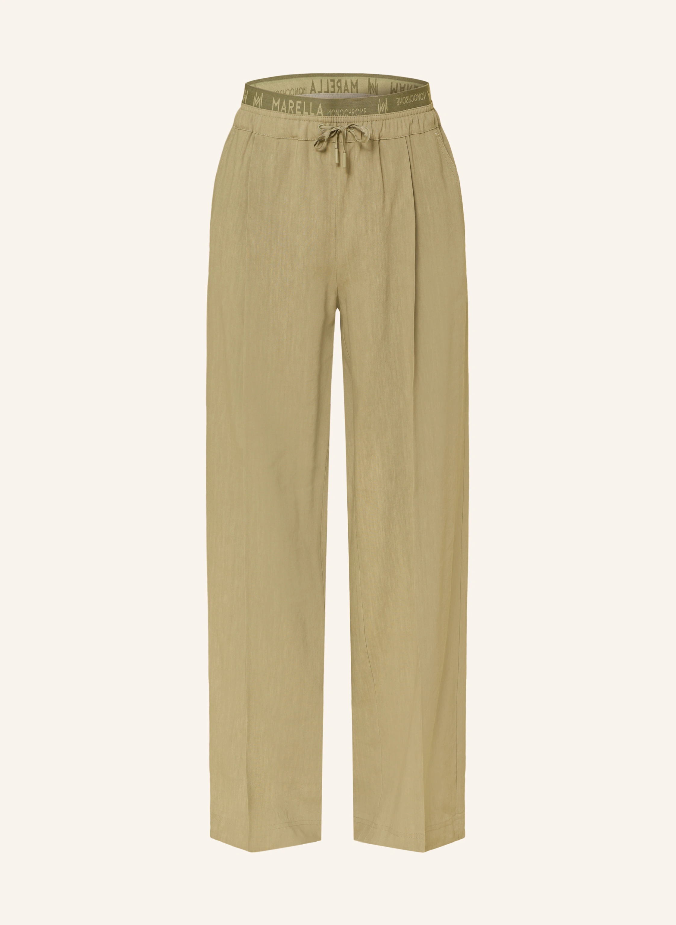 MARELLA Hose im Jogging-Stil mit Leinen