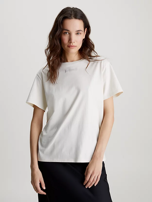 Camiseta slim de algodão