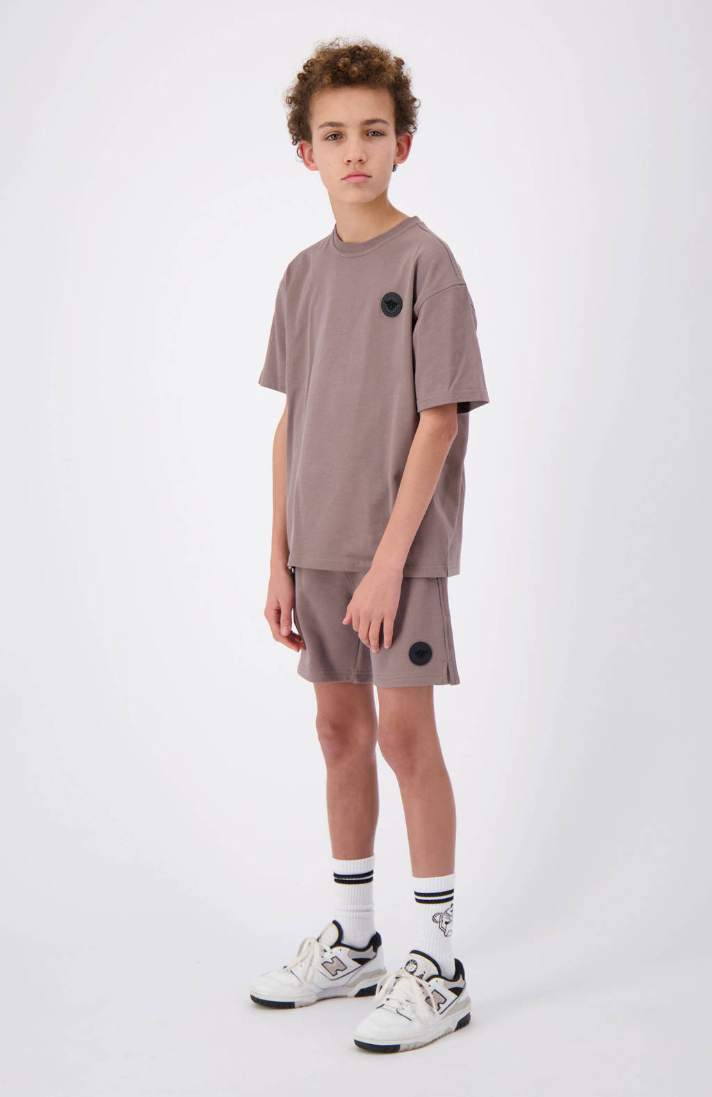 BLACK BANANAS regular fit sweatshort bruin