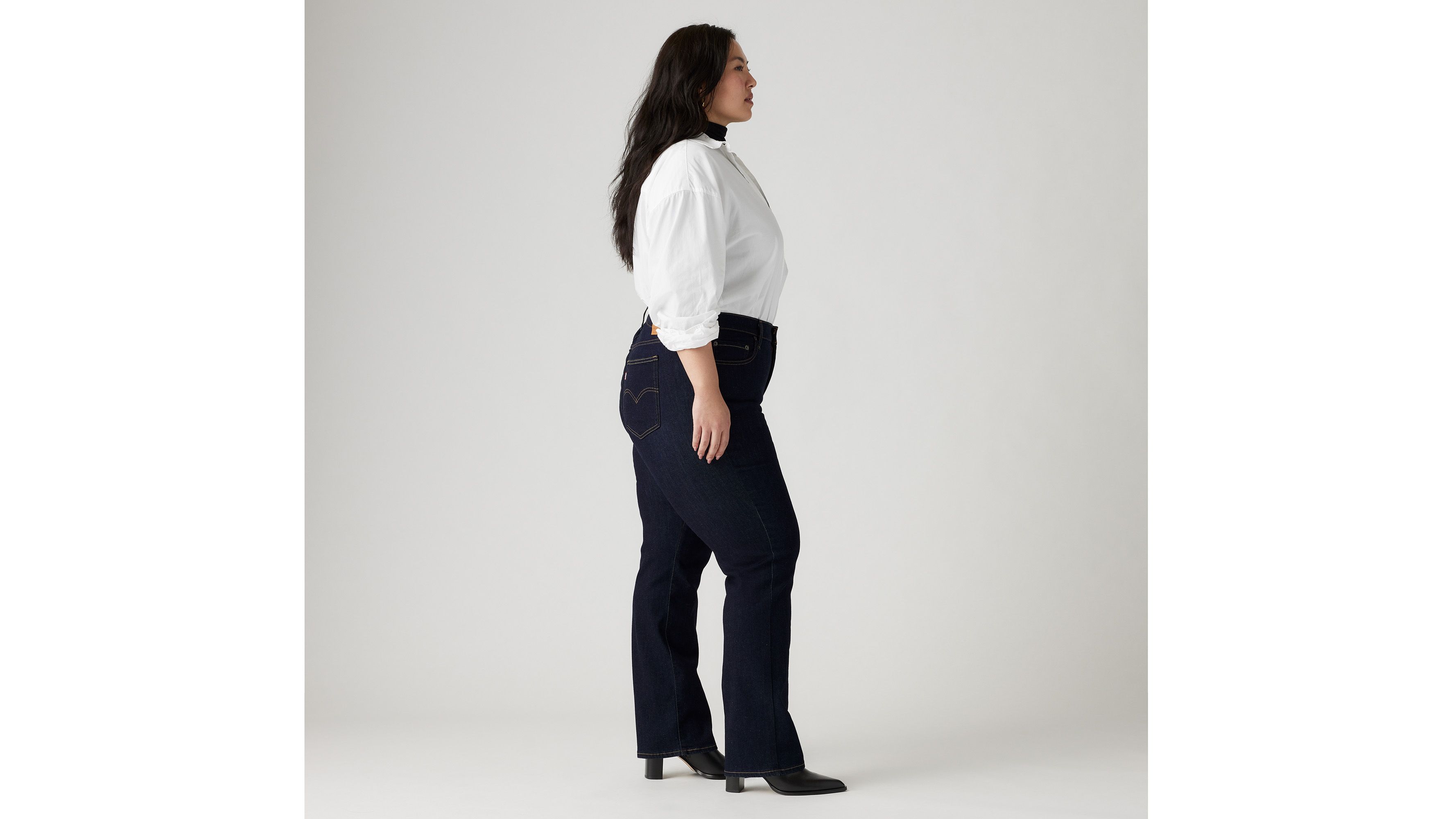 Jean droit 724™ à taille haute (grandes tailles) - Dark Indigo Rinse - Bleu