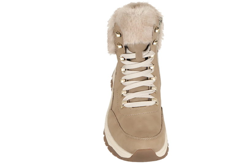 RIEKER VINTERSTØVLE I BEIGE PU