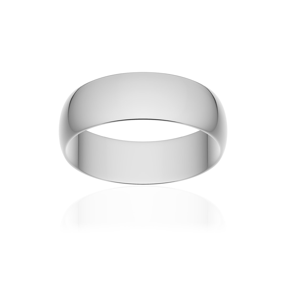 Alliance palladium 950 poli ruban 6 mm