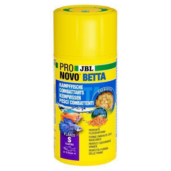 Aliment Pronovo Betta Flakes combattants S 100ml