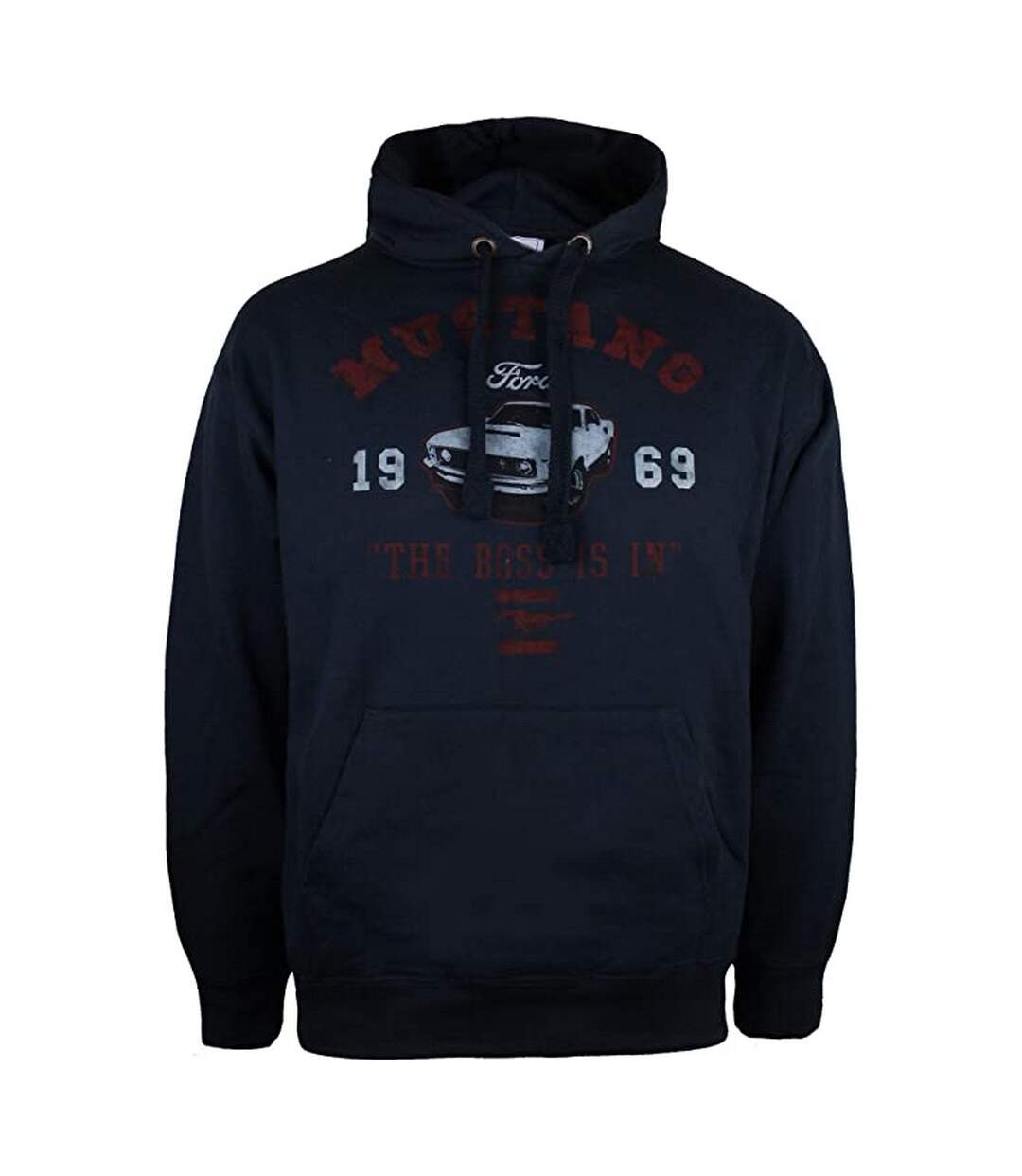 Ford - Sweat à capuche MUSTANG - Homme (Bleu marine) - UTTV1523