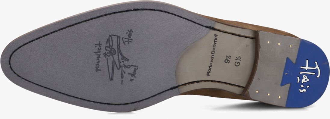 cognac floris van bommel nette schoenen sfm-30325 de stapper