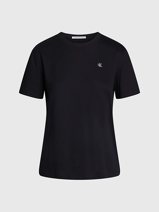 Camiseta de algodão com brasão