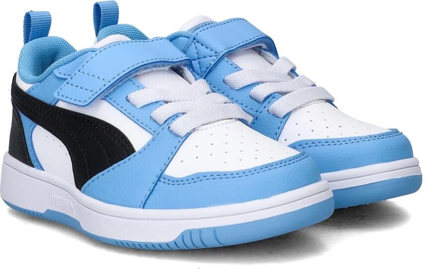 PUMA Rebound V6 Lo AC+ PS Unisex Sneakers Team Light Blue- Black- White