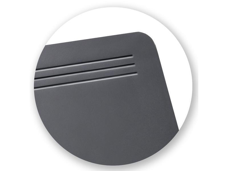 Läufer Schreibunterlage Matton 50 x 70 cm, Schwarz Extradicke Schreibtischunterlage