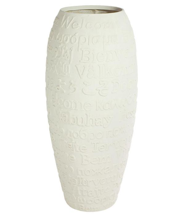 fleur ami Kunststoff-Vase Welcome, bauchig,