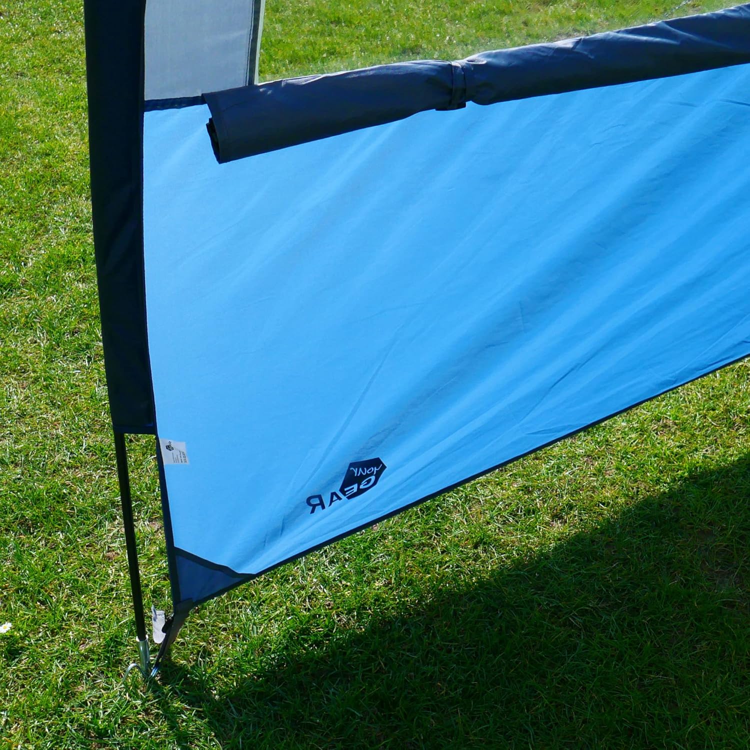 your GEAR Riviera - Vorzelt Wohnwagen & Wohnmobil, 3,5m Breite, 260cm Tiefe, UV50+ Schutz, 3000mm Wassersäule, Panoramafenster, robust & wasserdicht, Flexible Camping Überdachung