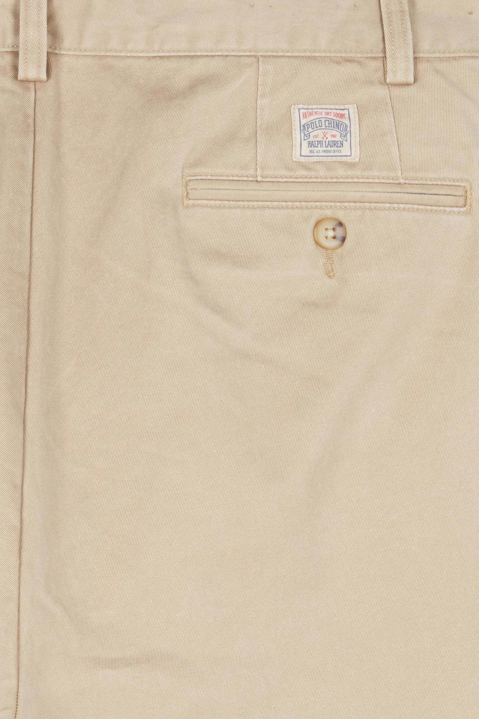 POLO RALPH LAUREN Pantalon droit  Whitman Relaxed Fit Pleated Chino Pant Beige