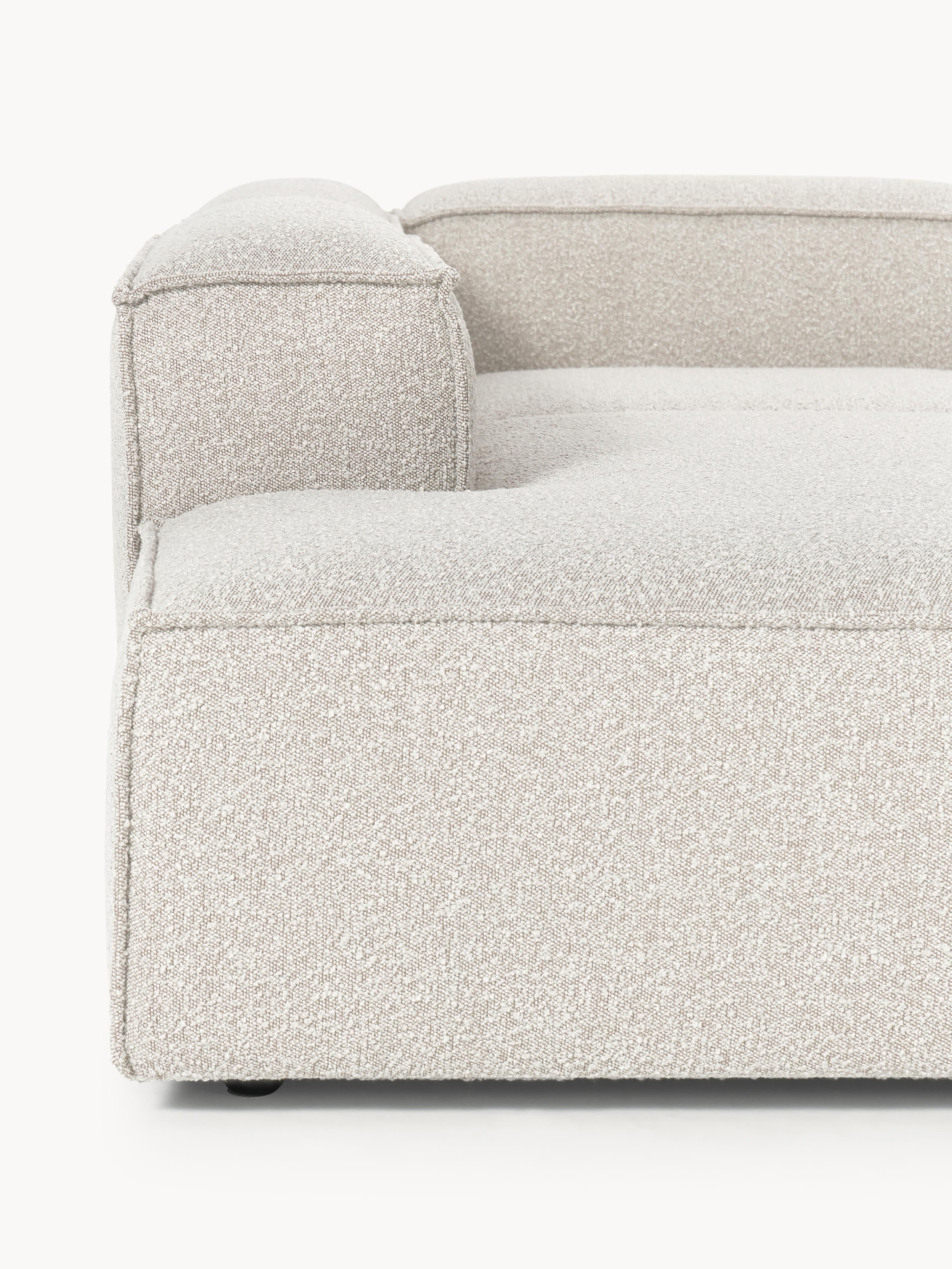 Bouclé modulaire XL hoekbank Lennon (4-zits)