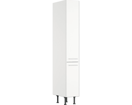 Optifit pantrykast Bengt932 BxDxH 30x58,4x211,8 cm wit mat gedemonteerd scharnier omkeerbaar (links of rechts te monteren)