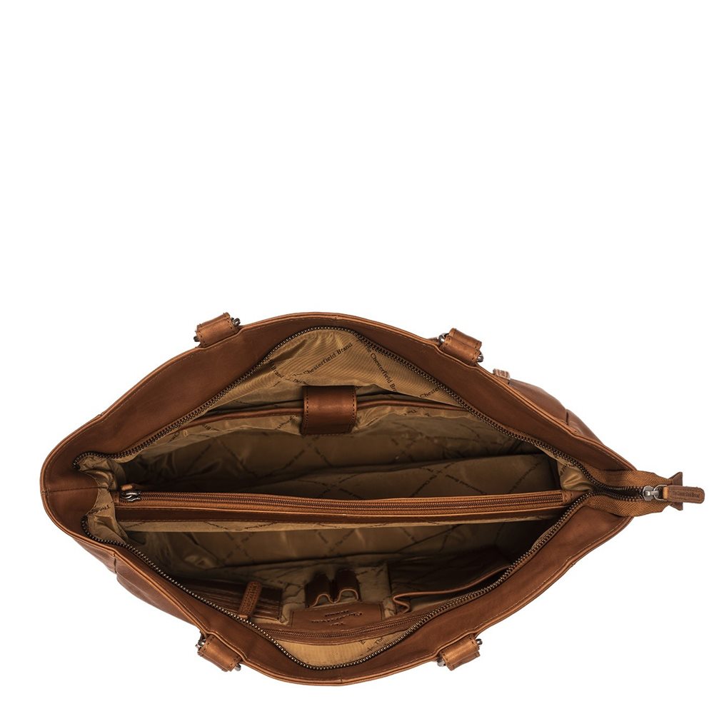 The Chesterfield Brand Berlin Shopper Large cognac