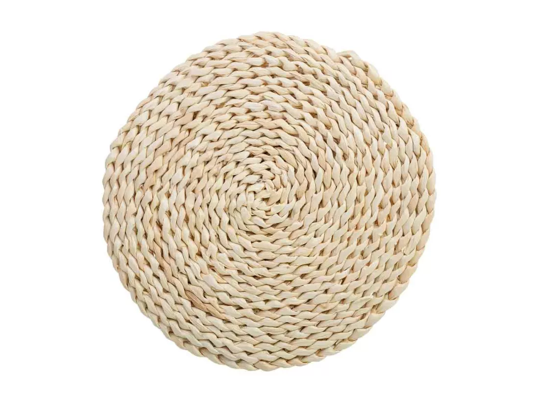 Set de table tressé en fibre de maïs