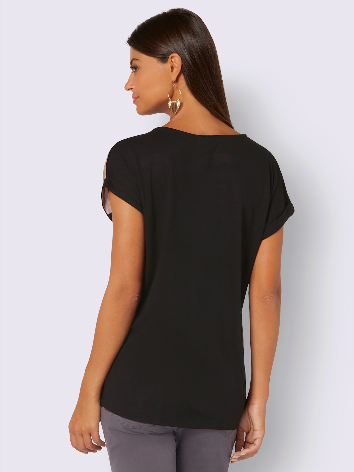 T-shirt pure viscose