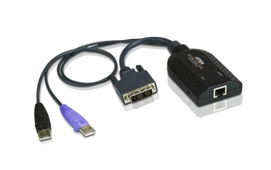 KVM-Kabel KA7166-AX DVI&USB<br>USB-DVI-Virtual-Media-KVM-Adapter mit Chipkartenunterstützung