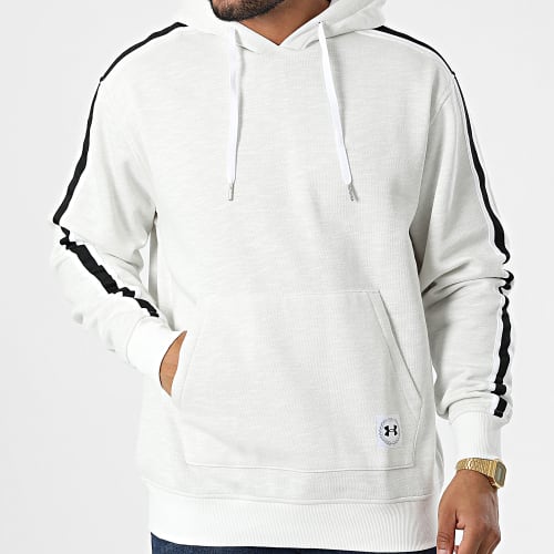 Sweat Capuche 1373813 Blanc Chiné
