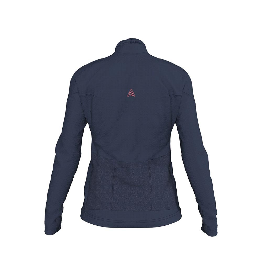 7mesh Seton Fietsshirt Lange Mouwen Donkerblauw Dames
