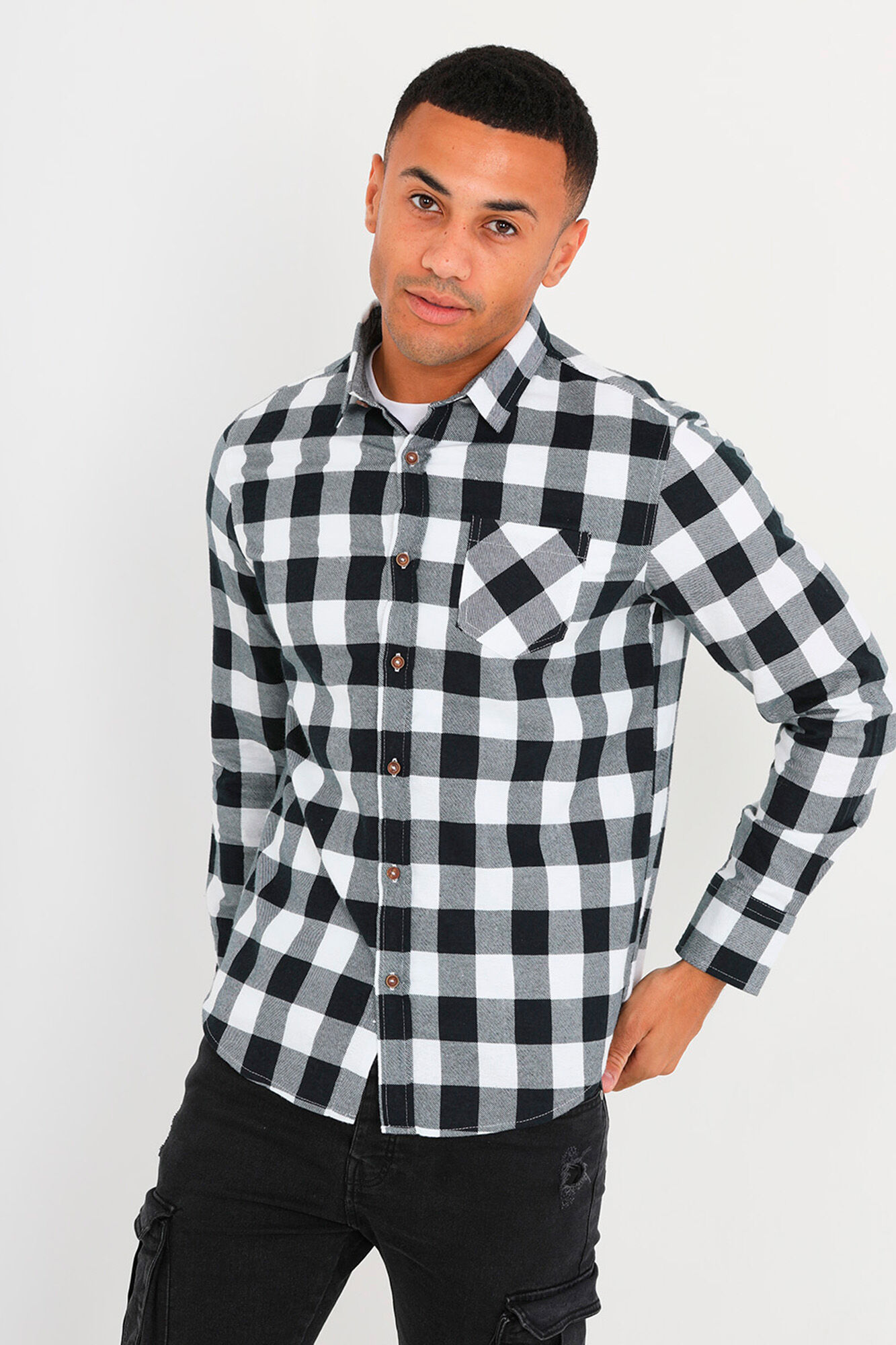 Camisa de flanela xadrez