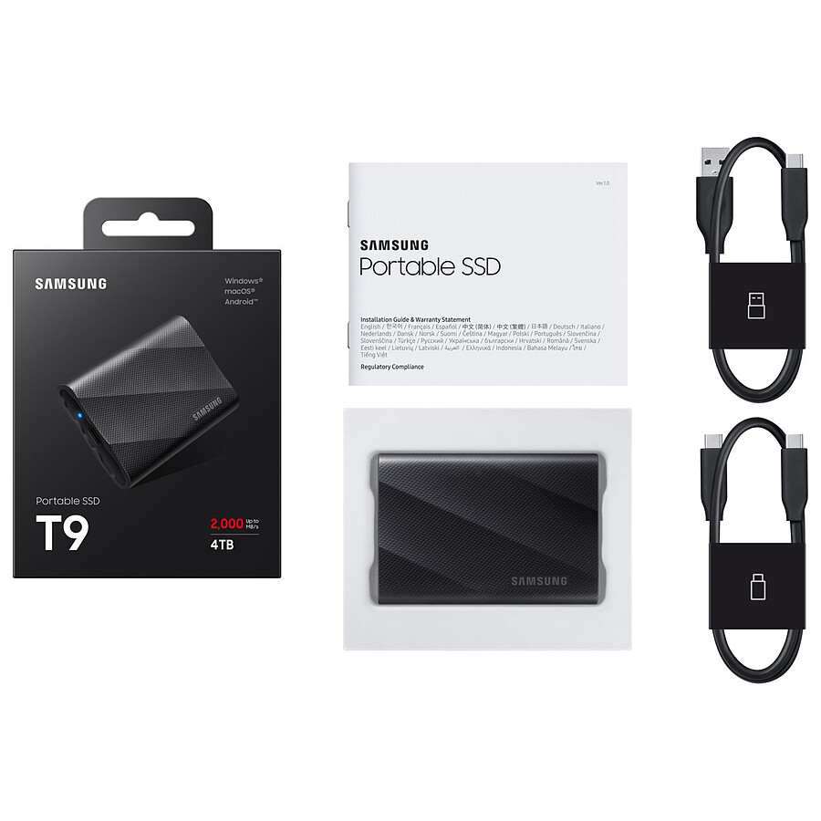 Samsung T9 Noir - 4 To