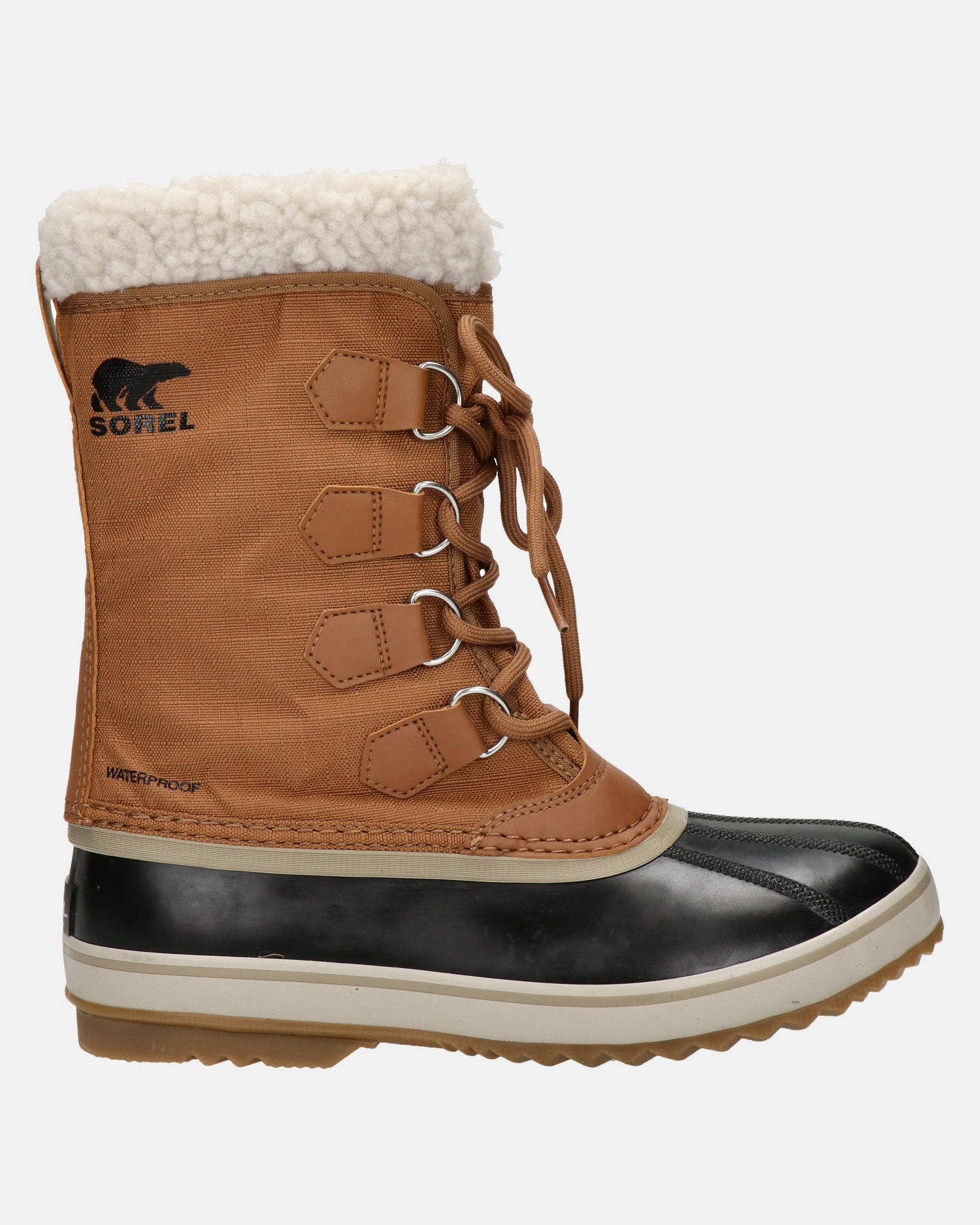 Sorel Pac Nylon Snowboots  - cognac