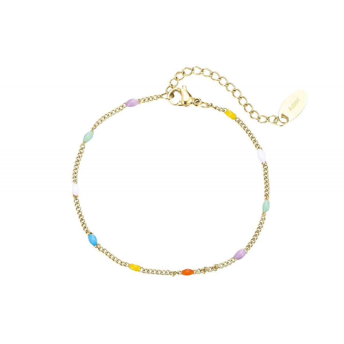 Bracelet Rosaire multicolores