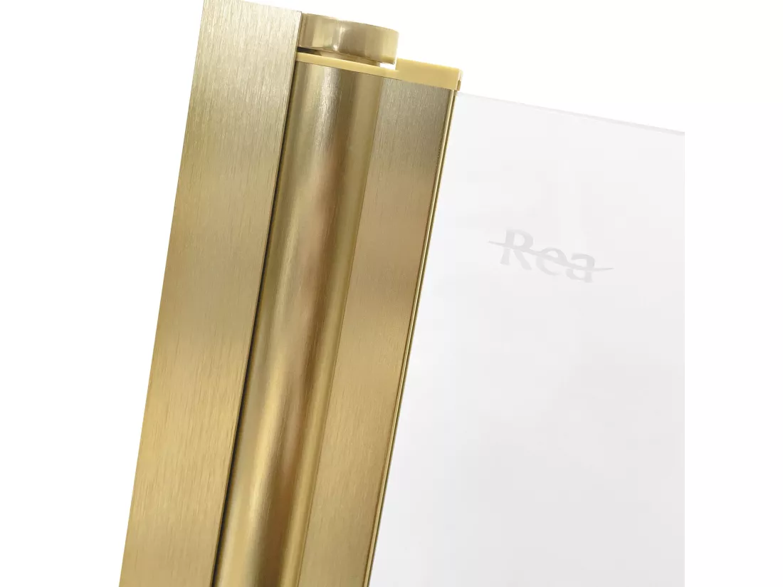 Pare-Baignoire Rea Agat 100 Brush Gold