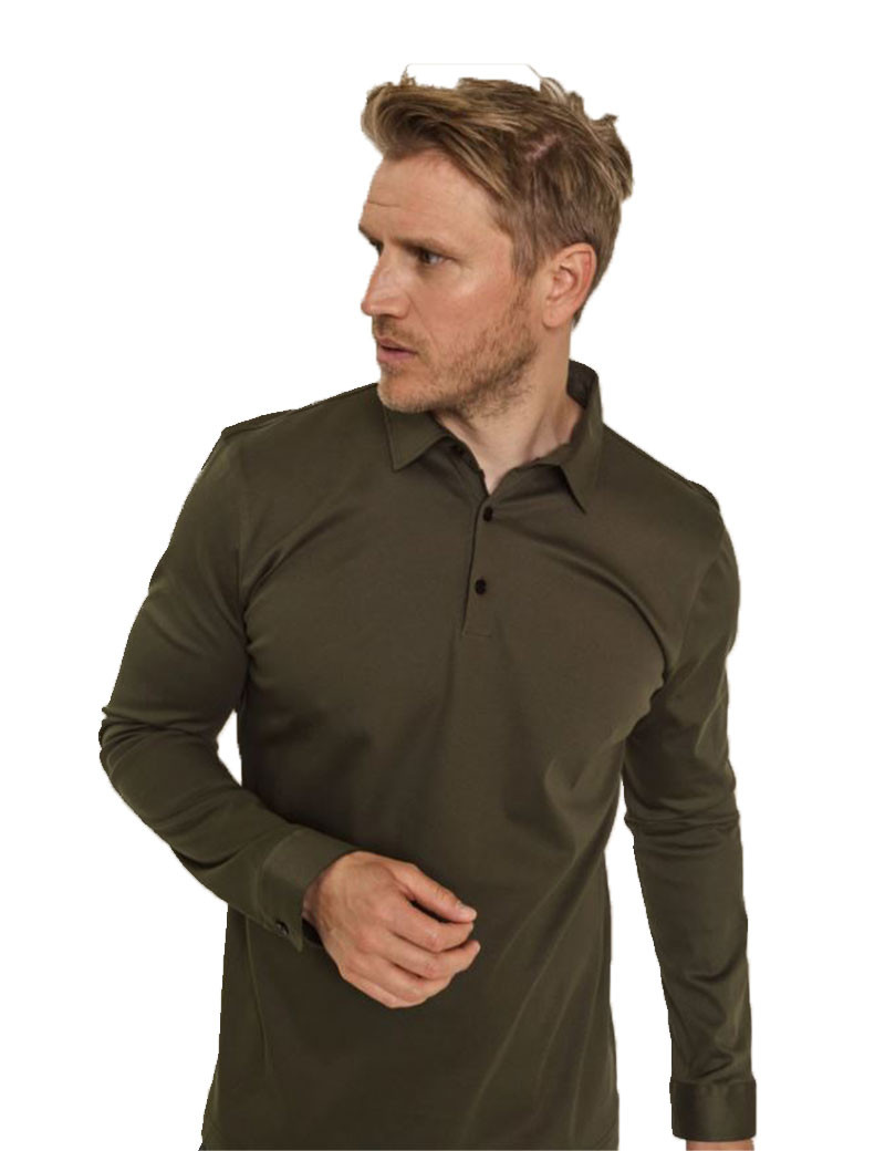 MOS MOSH POLO HOMME M/L PIEPER JERSEY VERT FONCÉ