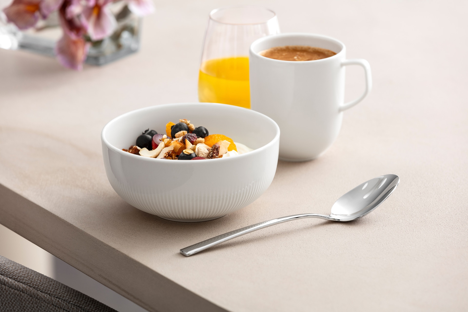 Villeroy & Boch Müslischale AFINA Porzellan weiß