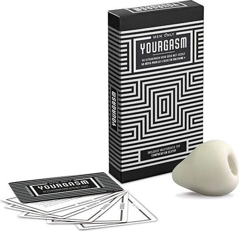 Tease & Please Yourgasm voor Mannen - Wit - Erotisch Bordspel