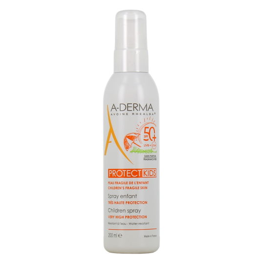 Spray Solaire A-Derma Protect Kids SPF50+ pour Enfant