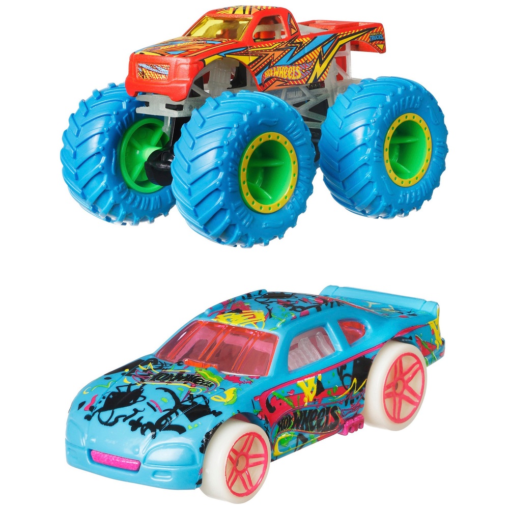 Hot Wheels 1:64 Maßstab Leuchtende Kollektion 10er-Packung Diecast