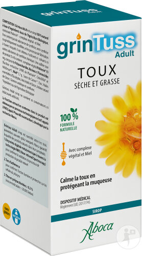 Aboca Grintuss Sirop Adult Tous Types De Toux 180g