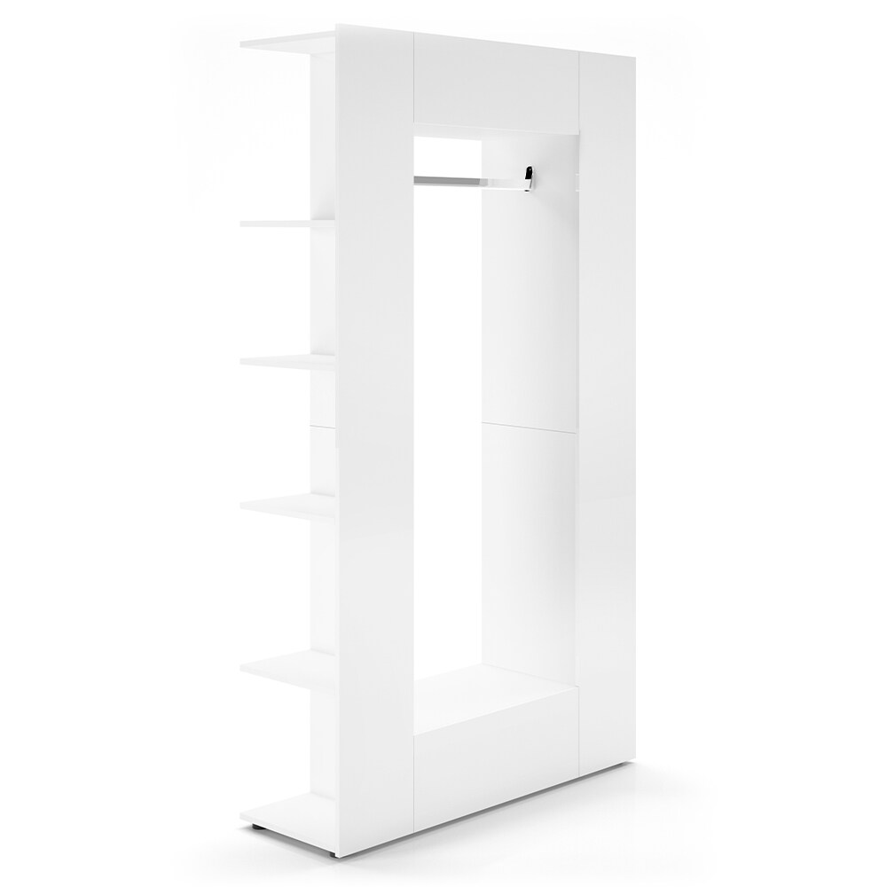 Vicco Dielenschrank Mats weiß Flurgarderobe Garderobe Kleiderschrank Flurmöbel