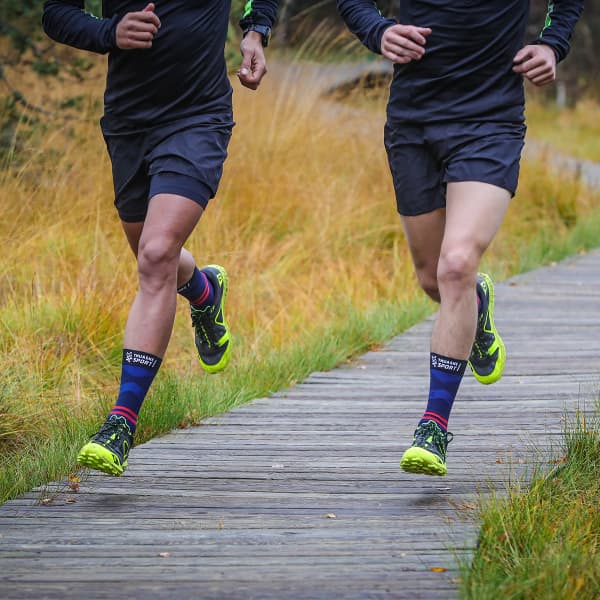 Chaussette compression THUASNE MID UP ACTIV RUNTRAIL L NOIR