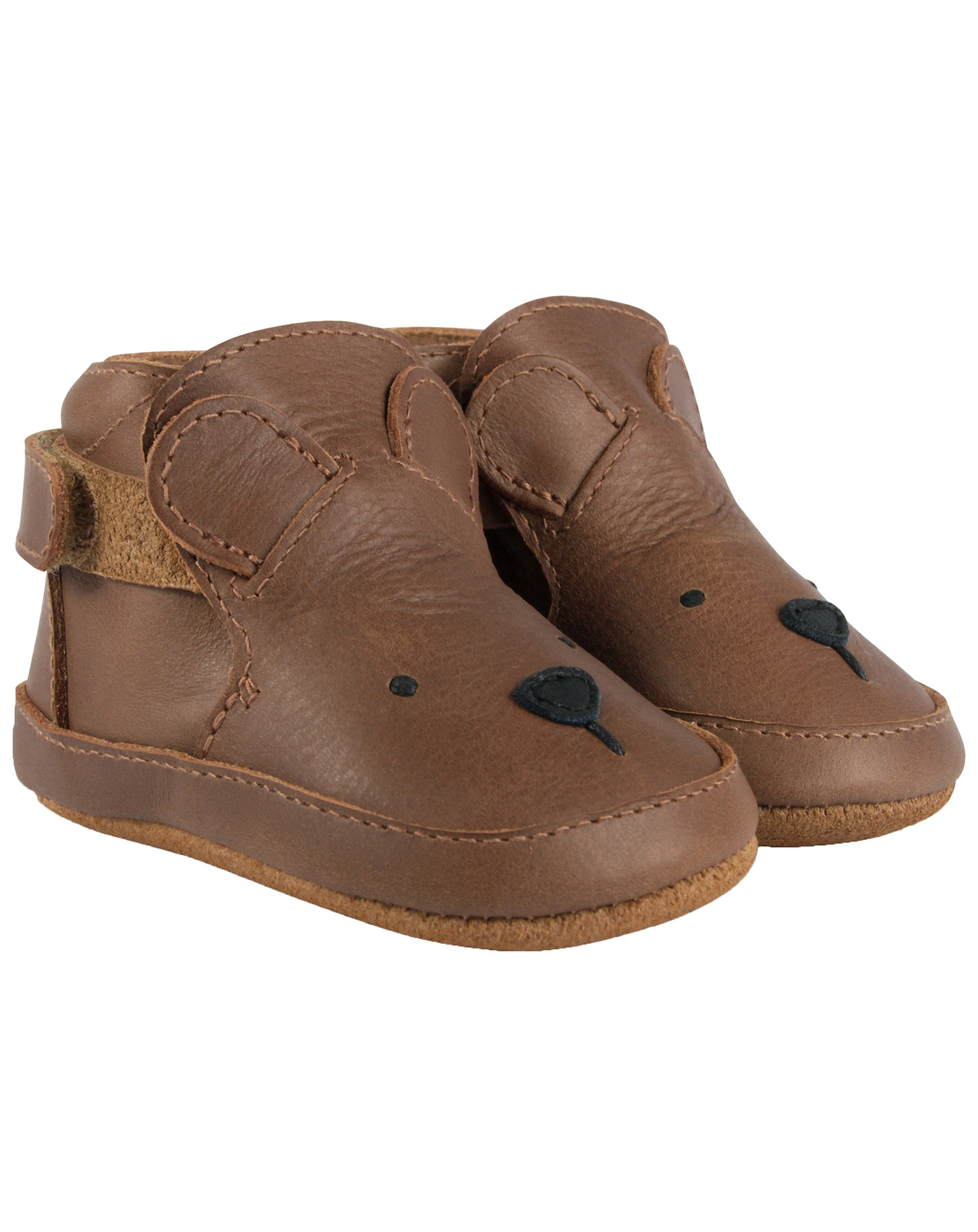 Krabbelschuhe MORRIS - BEAR in cognac