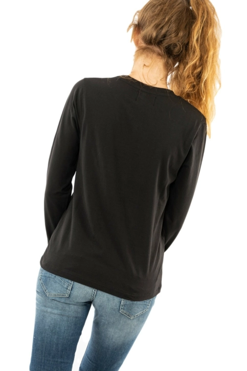 tee shirt manches longues gertrude + gaston angele black