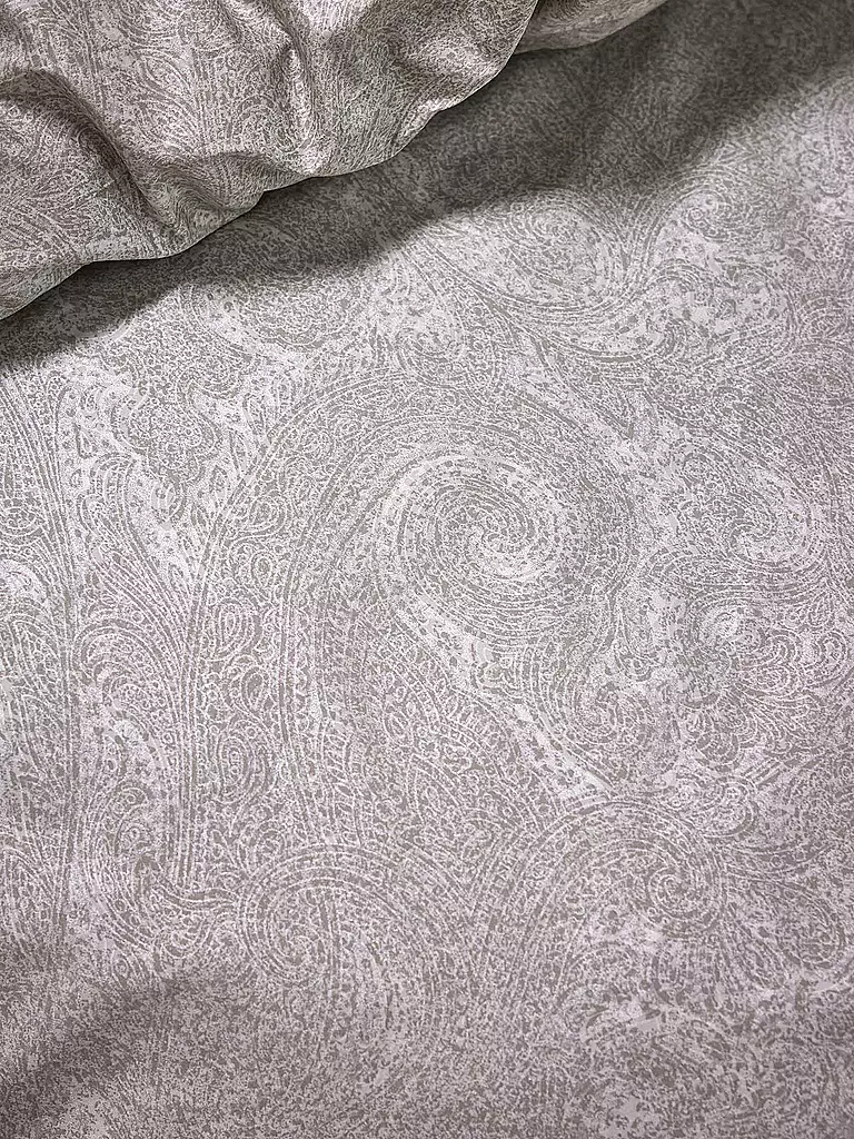 ESSENZA Satin-Bettwäsche FABRICE 70x90cm/140x200cm Cloud Grey  hellgrau